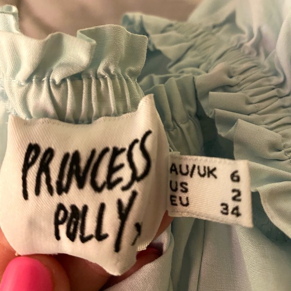 Princess Polly Daniela Mini Dress Blue (size 2) - Picture 3 of 3